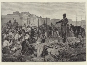 The Impending Afghan War, Meeting of Afreedis in the Khyber Pass